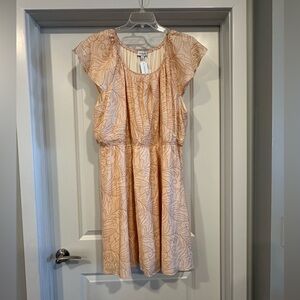 Gilli Peach Floral Dress